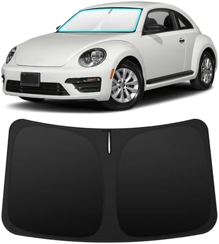 INSAUTO Custom Fit Windshield Sun Shade for Volkswagen/VW Beetle 2012-2019 by INSAUTO