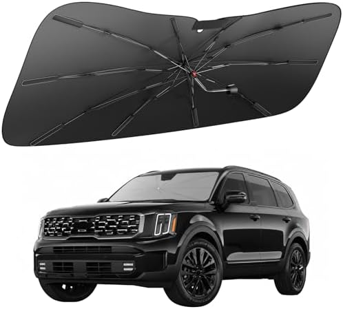 Zanch 2026 Upgraded Windshield Sun Shade Umbrella: Custom Fit for Lexus RX300 2015-2025 Front Window Sunshade, Block UV Rays & Keep Car Cool, 1:1 Scan for RX300, No Gaps & No Scratches. by Zanch