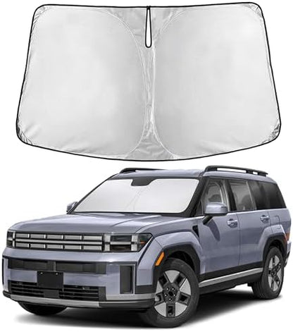 EcoNour Windshield Sunshade Compatible for Hyundai Santafe 2024 2025 2026 by EcoNour