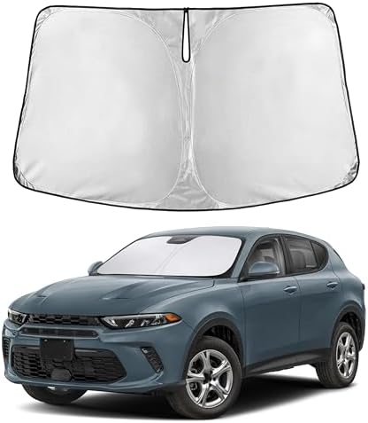 EcoNour Windshield Sunshade Compatible for Dodge Hornet 2023 2024 2025 by EcoNour