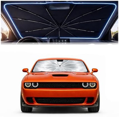 Car Windshield Sun Shade Umbrella for Dodge Challenger 2015-2023 by Unknown