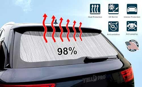 Rear Tailgate Sunshade Custom Fit for 2015-2026 Ford F-150 F-250 F-350 - Image 2