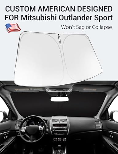 Proadsy Custom Fit 2011-2026 Mitsubishi Outlander Sport Windshield Sunshade - Image 2
