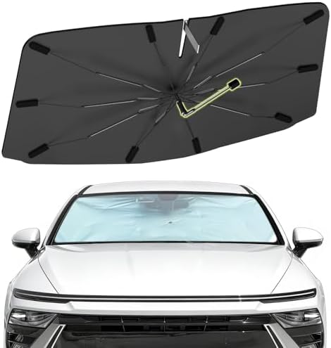 Windshield Sun Shade for Hyundai Sonata 2015-2025, Custom Umbrella Sunshade by Visufy