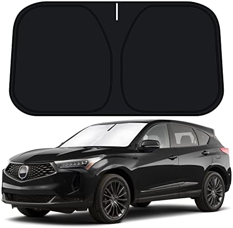 D-Lumina Windshield Sun Shade for 2019-2025 Acura RDX Accessories, Front Window Sunshade Sun Visor Protector Block UV Rays Heat, Foldable 2 Layers 210T Material by D-Lumina