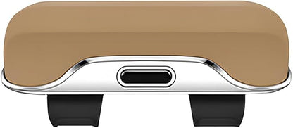 Sunglasses Holder for Car Sun Visor, Convenient Vehicle Visor Eyeglasses Organizer Case, Automotive Interior Glasses Hanger Protective Storage Box, Universal for Vehicles (Beige) - Image 7