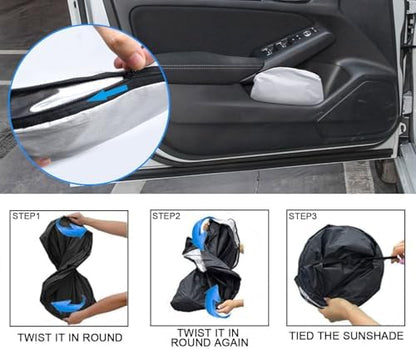 Foldable Front Windshield Sunshade fit for Honda Civic 2022-2024 - Image 4
