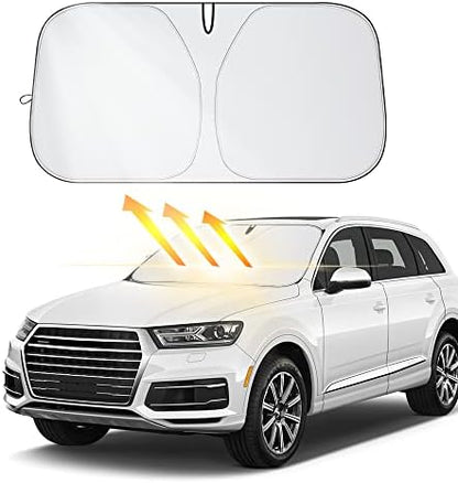 Car Shade Front Windshield-Portable Folding Car Windshield Sun Shade by Salior