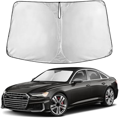 EcoNour Windshield Sunshade Compatible for Audi S6 1995-2023 2024 2025 by EcoNour