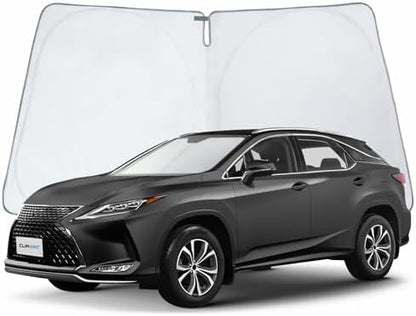 Windshield Sun Shade for 2016-2022 Lexus RX, Protect Auto from Heat Damage and Keep Cool, Compact Foldable, SUV Sunshade for Front Window, CLIM ART, Car Accessories - WS6006 by CLIMART