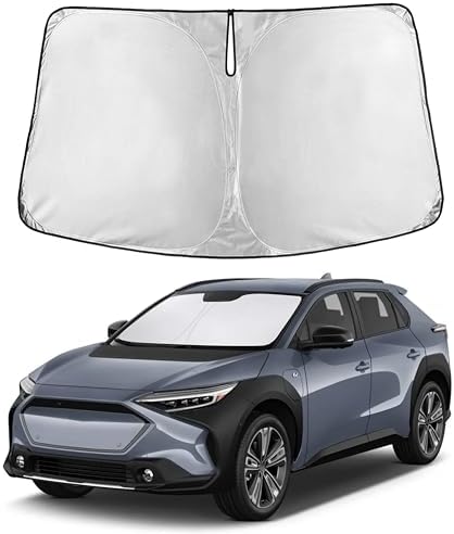EcoNour Windshield Sunshade Compatible for Subaru Solterra 2023 2024 2025, Sun Visor for Front Windshield & Window Sun Shade Cover, UV Heat Blocker & Protector, Car Accessories by EcoNour