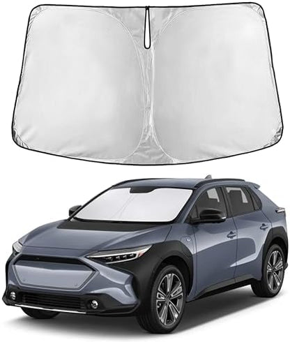 EcoNour Windshield Sunshade Compatible for Subaru Solterra 2023 2024 2025, Sun Visor for Front Windshield & Window Sun Shade Cover, UV Heat Blocker & Protector, Car Accessories by EcoNour