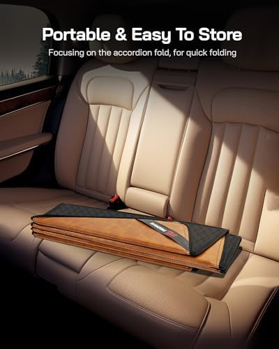 Pigenius Windshield Sunshade for Toyota Tacoma 2024-2026 Without Factory Dashcam, Custom Front Window Sun Shade - Leather - Image 6