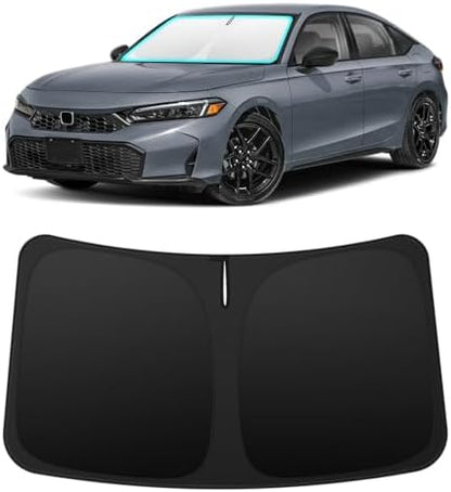 INSAUTO Custom Fit Windshield Sun Shade for Honda Civic 2022-2026 by INSAUTO