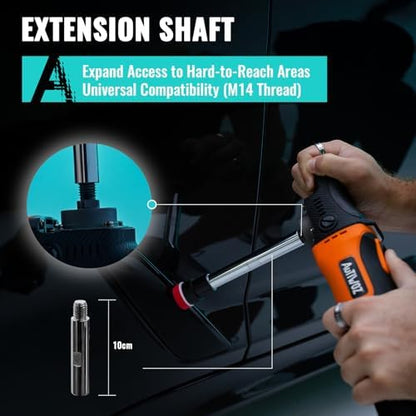 AUTIWOZ W03 Mini Rotary Buffer Polisher, Car Buffer Detail Kit - Image 6