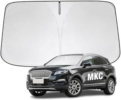 Windshield Sun Shade for Lincoln MKC 2015-2019 Sunshade by YIZHUOMY