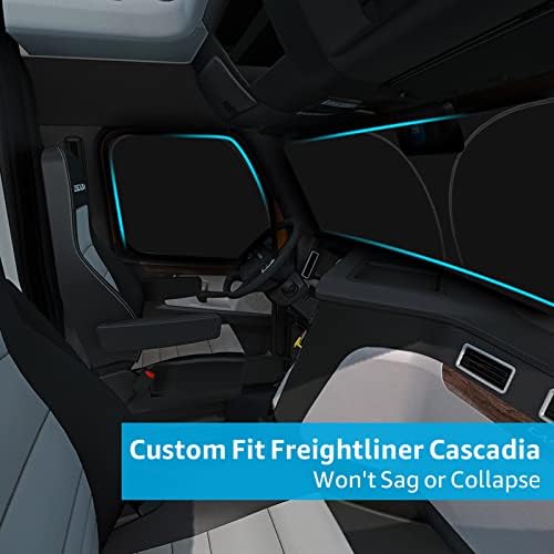 Proadsy Custom Fit 2018-2026 Freightliner Cascadia Windshield Sun Shade - Image 5
