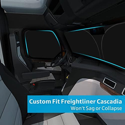 Proadsy Custom Fit 2018-2026 Freightliner Cascadia Windshield Sun Shade - Image 5