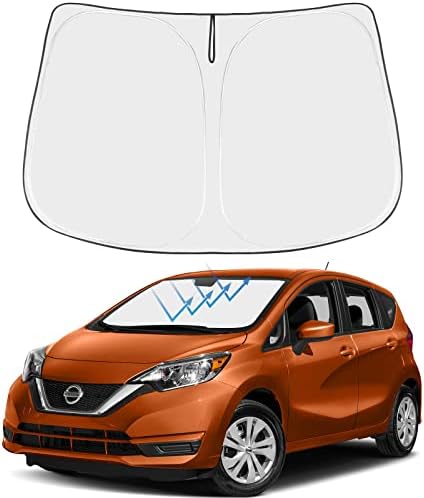 Proadsy Custom Fit 2015-2019 Nissan Versa Windshield Sun Shade, Blocks Heat by Proadsy