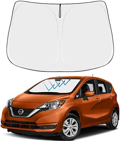 Proadsy Custom Fit 2015-2019 Nissan Versa Windshield Sun Shade, Blocks Heat by Proadsy