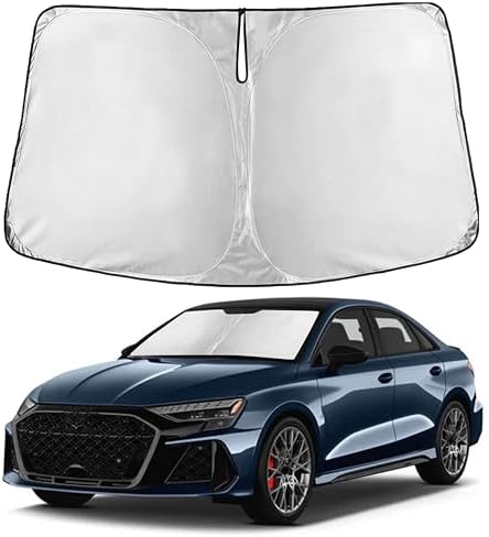 EcoNour Windshield Sunshade Compatible for Audi RS 3 2017-2024 2025 2026 by EcoNour