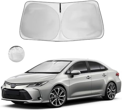 Windshield Sun Shade Car Sunshade Accessories for 2009-2014 Toyota Corolla by HOHUIGO