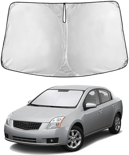 EcoNour Windshield Sunshade Compatible for Nissan Sentra 2007-2011 2012 by EcoNour