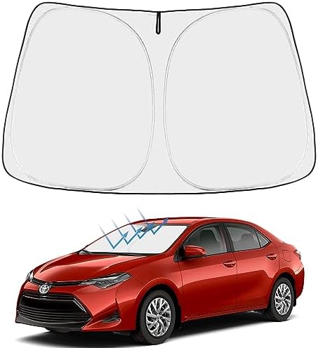 Proadsy Custom Fit Car Windshield Sun Shade for 2014-2019 Toyota Corolla by Proadsy