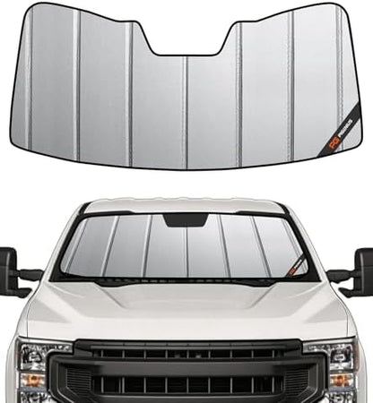 Pigenius Windshield Sun Shade for Ford F-250/F-350/F-450/F-550/F-600 2017-2022 Front Window Sunshade - Safeguard by Pigenius