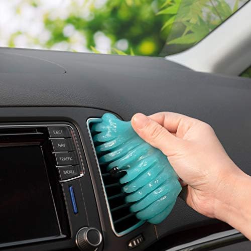 TICARVE 2Pack Cleaning Gel for Car Cleaning Putty Car Slime for Cleaning Car Detailing Putty Detail Tools Car Interior Cleaner Automotive Car Cleaning Kits Keyboard Cleaner Blue Purple (320g/11.2oz) - Image 4