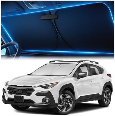 Magnelex Windshield Sun Shade for Subaru Crosstrek 2018-2024 2025 2026, Foldable Car Window Sunshade, Heat & UV Visor Cover, Reflective Front Shades Accessories by Magnelex
