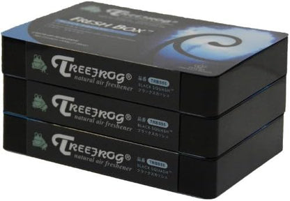 Treefrog Xtreme Fresh Air Freshener Black Squash Scent 3 Packs by Unknown