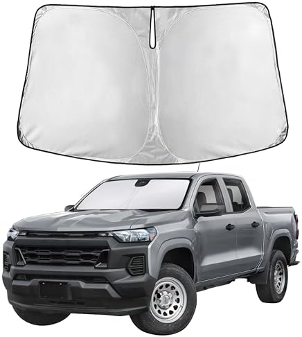 EcoNour Windshield Sunshade Compatible for Chevrolet Colorado 2023-2026 by EcoNour