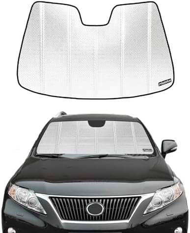 Pigenius Windshield Sun Shade for Lexus RX350/RX450h 2010-2015. Reflective Aluminum Film Front Window Sunshade - BLAZBLOCK by Pigenius