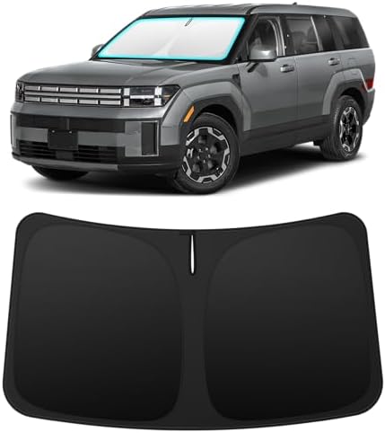 INSAUTO Custom Fit Windshield Sun Shade for Hyundai Santa Fe 2024-2026 by INSAUTO
