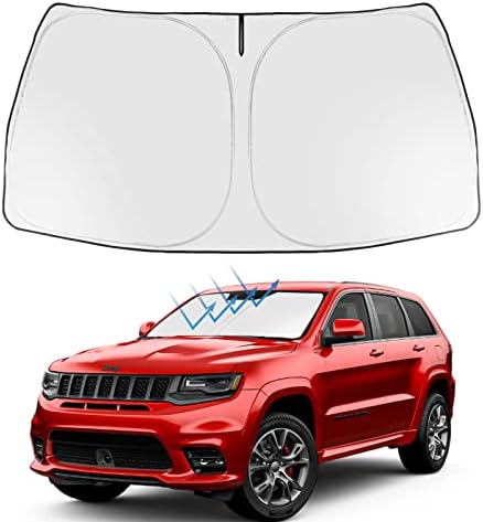 Proadsy Custom Fit 2014-2026 Jeep Grand Cherokee Car Windshield Sun Shade by Proadsy