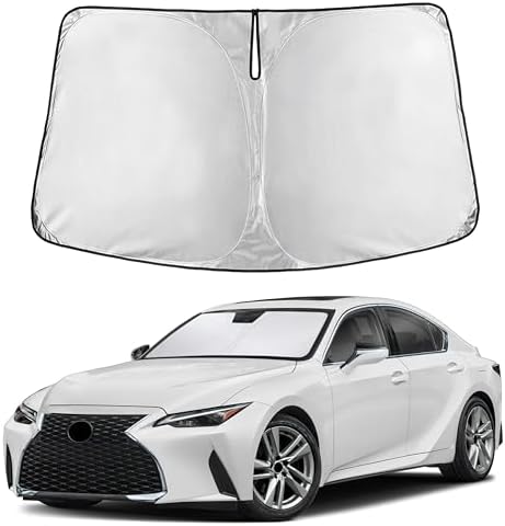 EcoNour Windshield Sunshade Compatible for Lexus is 2014-2024, 2025, 2026 by EcoNour