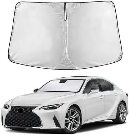 EcoNour Windshield Sunshade Compatible for Lexus is 2014-2024, 2025, 2026 by EcoNour