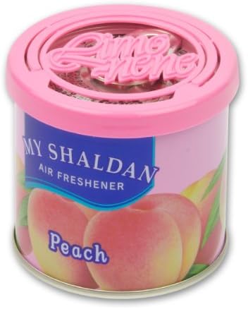 Auto Dynasty My Shaldan Japanese Car Cup-Holder Natural Air Freshener Cans, Peach Scented, Pack of 12 - Image 2