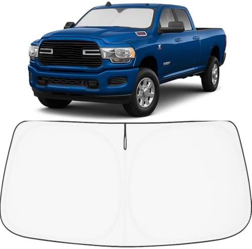 Proadsy Custom Fit 2010-2026 Dodge RAM Windshield Sun Shade, Blocks Heat by Proadsy