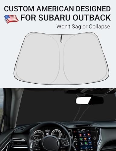 Proadsy Custom Fit Car Windshield Sun Shade for 2020-2025 Subaru Outback - Image 2