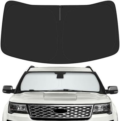 Car Windshield Sun Shade for Ford 2011-2019 Explorer Accessories (OEM Design) Reflective Foldable Heat Insulation Sunshade for Ultimate Protection by Unknown