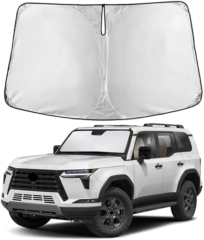EcoNour Windshield Sunshade Compatible for Lexus GX550 2024 2025 by EcoNour