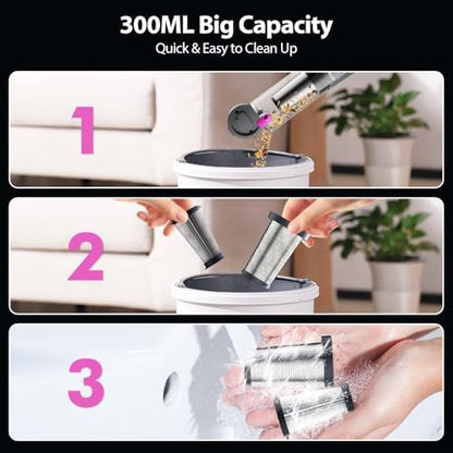 Handheld Vacuum Cordless 25000Pa for Home/Pet/Car (Violet) - Image 2
