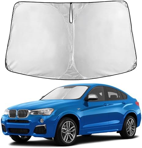 EcoNour Windshield Sunshade Compatible for BMW X4 2015-2016 2017 2018 by EcoNour