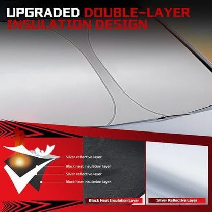Windshield Sun Shade for 2021-2026 Le-xus IS300 IS350 IS500 IS250 - Image 3