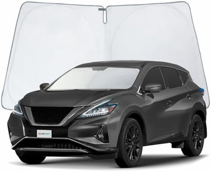 CLIM ART Windshield Sun Shade for Nissan Murano 2015-2024, Custom-Fit Foldable Car Sunshade, Vehicle Sun Protector, Front Auto Windshield Cover, Car Accessories - WS6016 by CLIMART