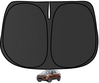 Escape Windshield Sun Shade for Escape 2013-2015 2016 2017 2018 2019 Blocks UV Rays Accessories,1:1 Custom Foldable Thickened Wear-Resistant Front Window Sunshade Visor,Keeps Your Car Cooler by Achaltiza