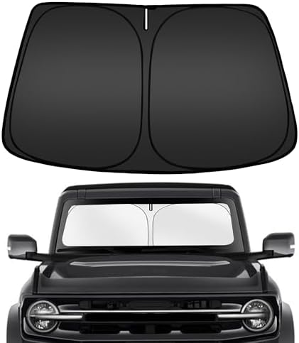 ARISMOTOR Windshield Sun Shade for Ford Bronco 2021-2025 2026 by ARISMOTOR