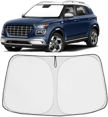Proadsy Custom Fit Car Windshield Sun Shade for 2020-2026 Hyundai Venue by Proadsy